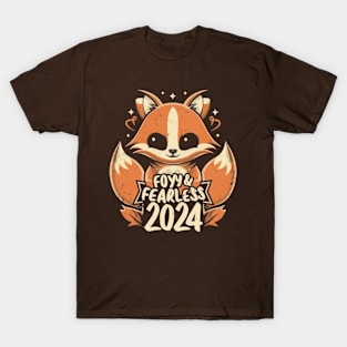 Foxy and fearless in 2024 T-Shirt